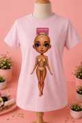 T2P - Soft Pink majica s kratkimi rokavi za Lumija Doll