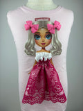 D43 – Raspberry Rose Charm