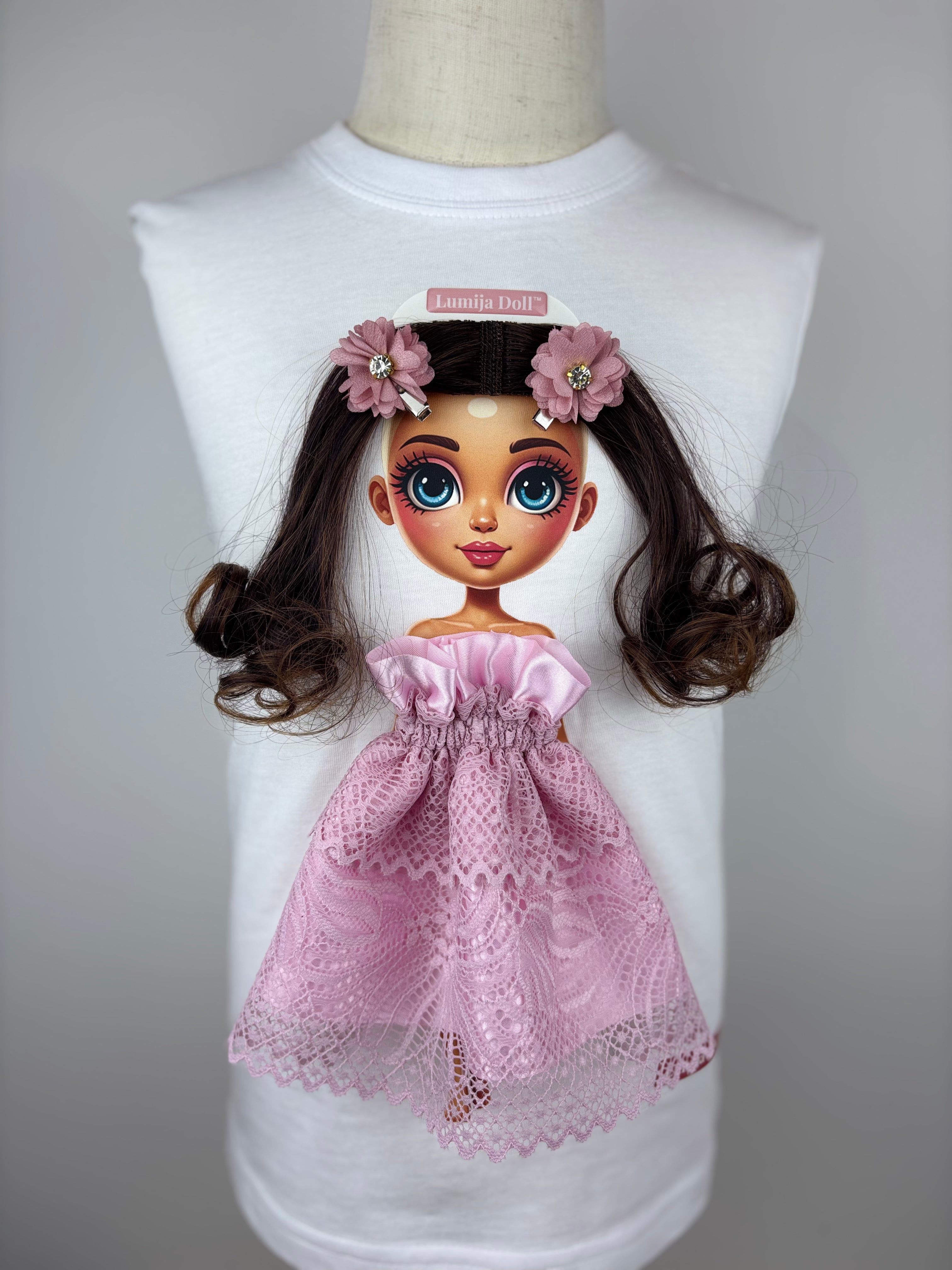 D24 – Dusty Rose Lace