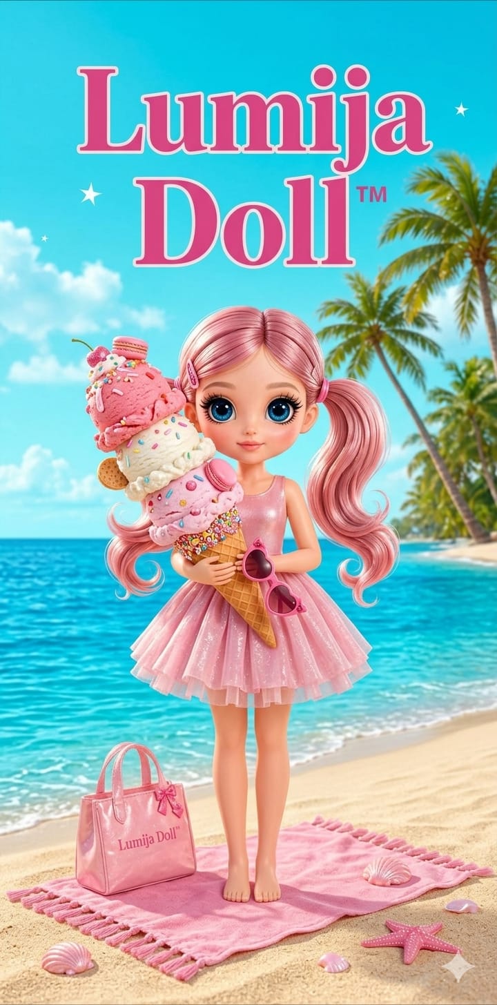 ST5 – Lumija Doll™ poletna brisača – Sweet Ice Cream Edition