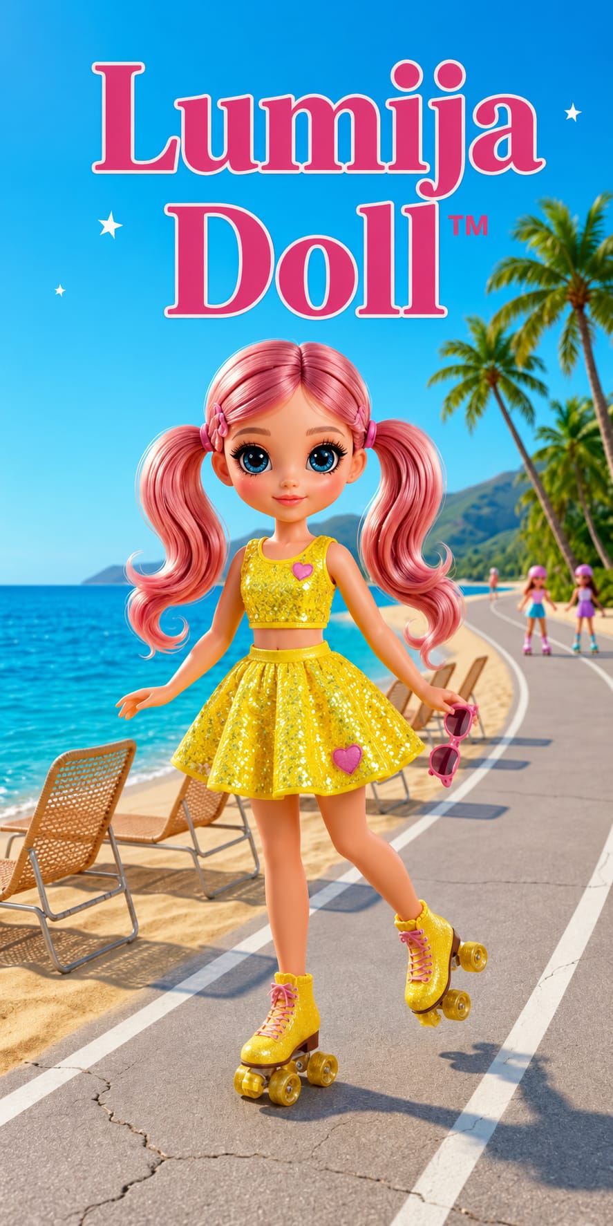 ST2 – Lumija Doll™ poletna brisača – Golden Skates Edition